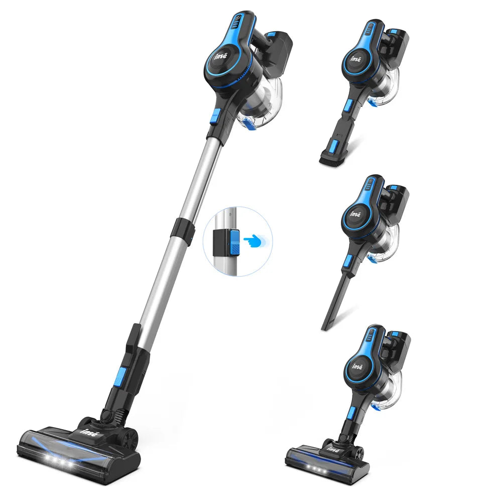 Cordless Vacuum Cleaner 6-in-1 20Kpa Rechargeable Lightweight Stick Vacuum