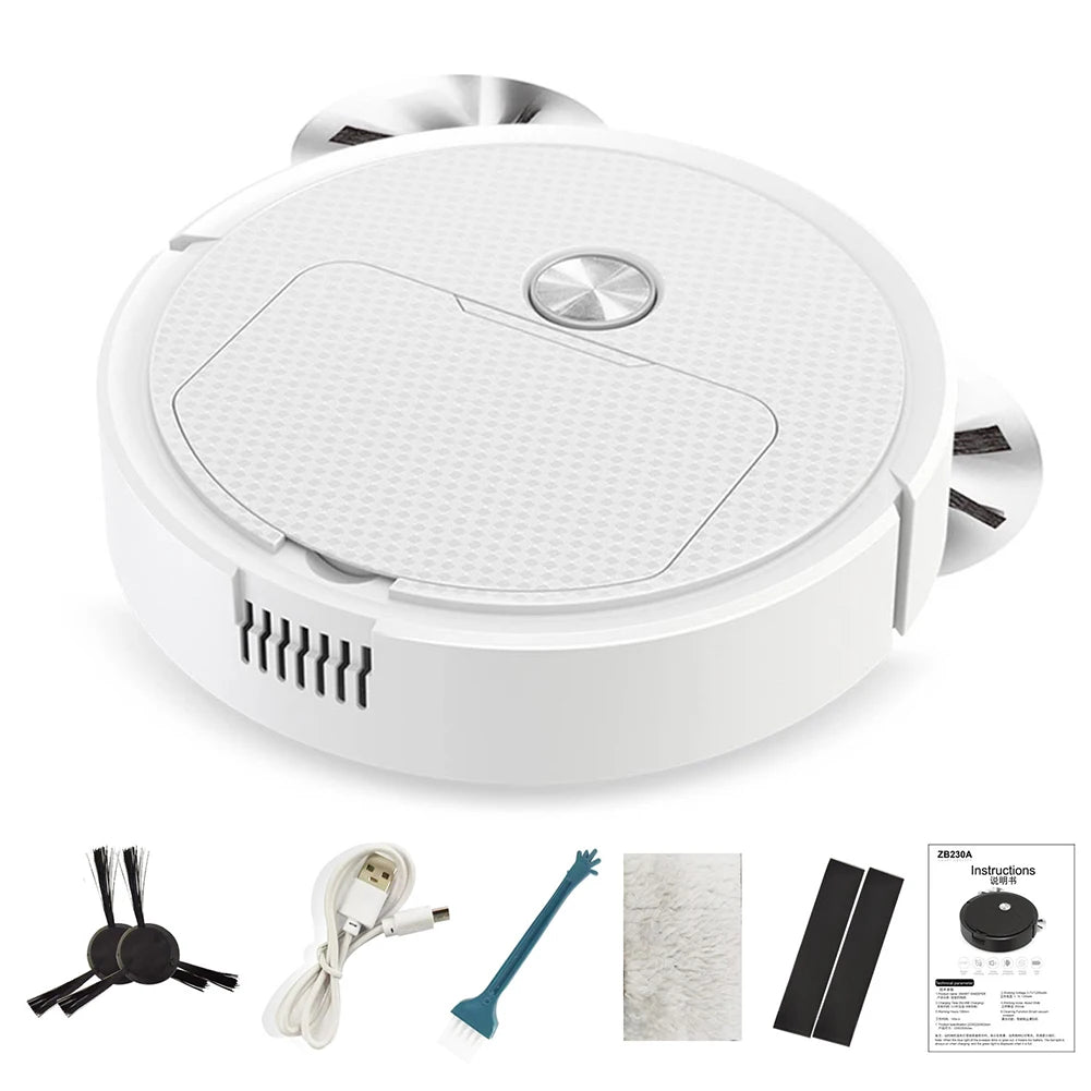 3-in-1 Wireless Smart Robot Vacuum Cleaner  Rechargeable