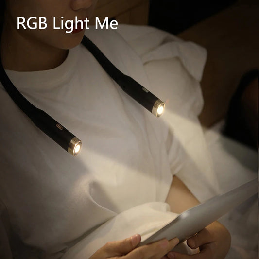 Reading in Bed Bendable Book Lights Neck