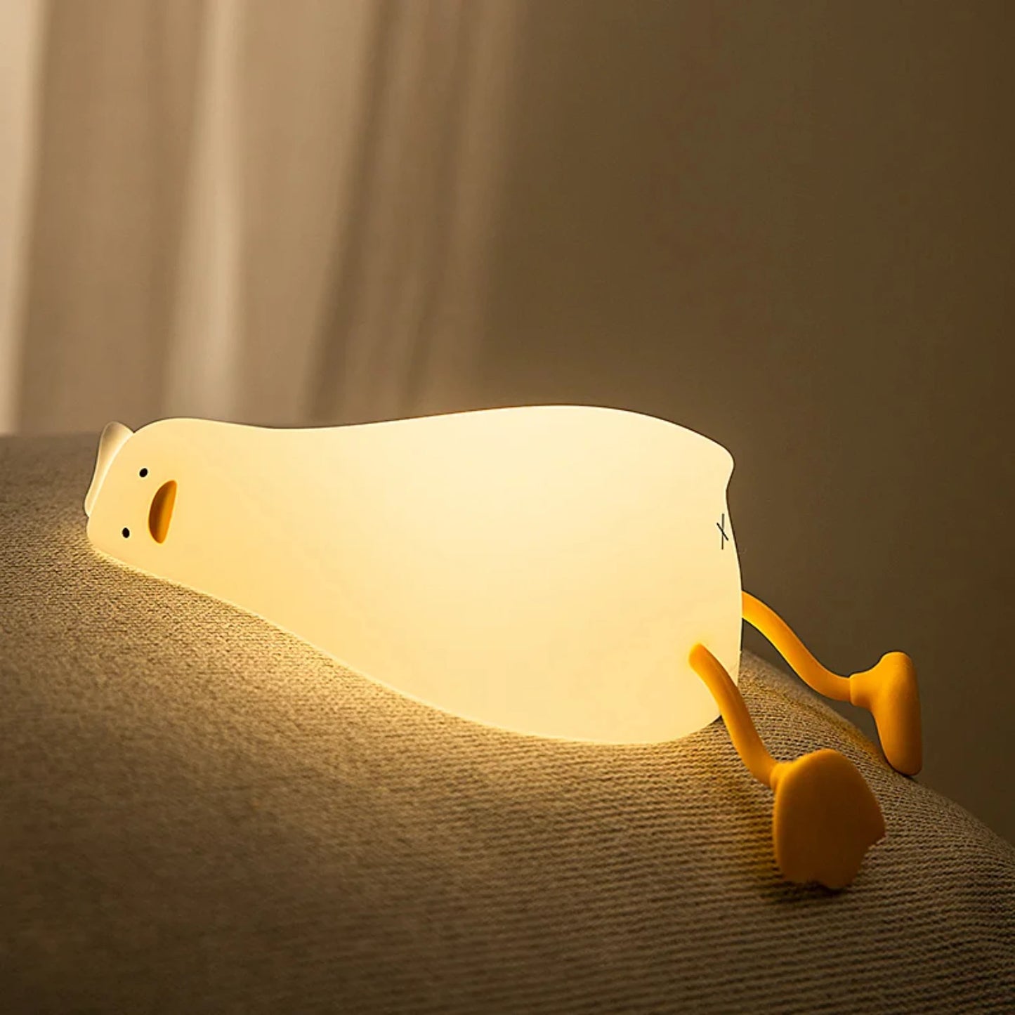 Duck-Shaped Rechargeable Night Light For Kids