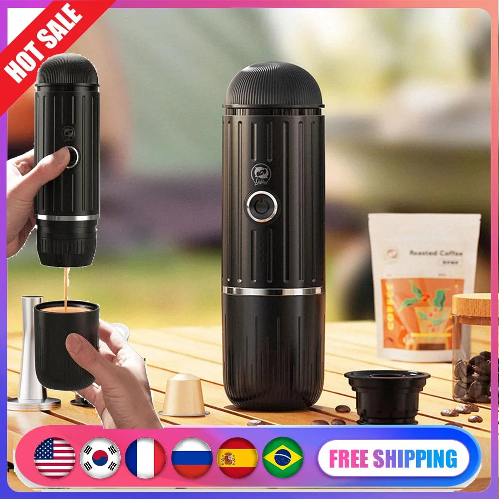 Portable Coffee Maker Electric Espresso Machine Compatible