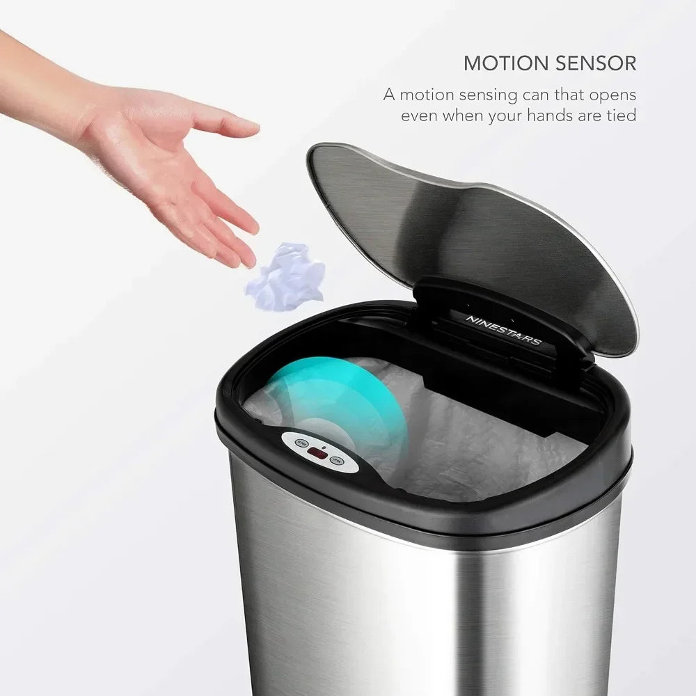 Automatic Touchless Infrared Motion Sensor Trash Can