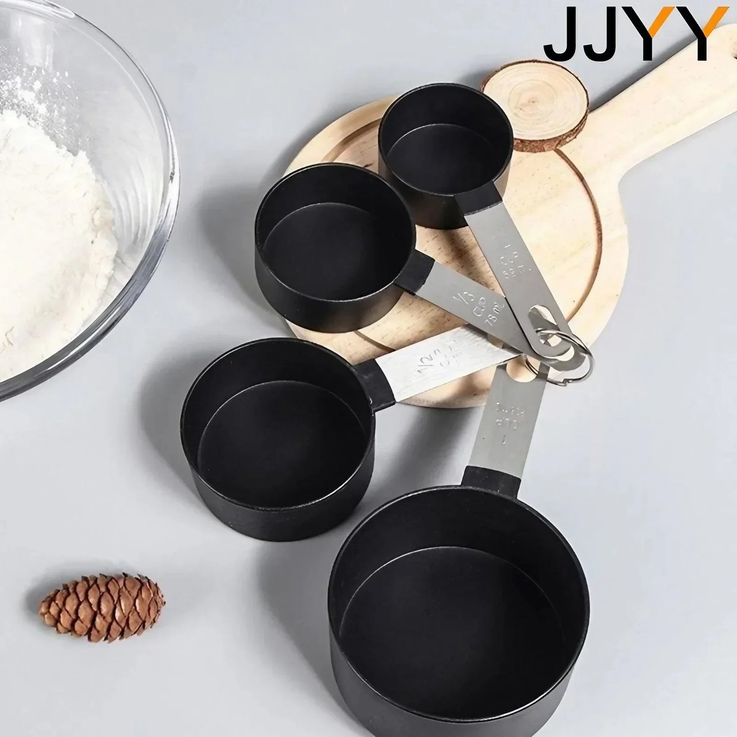 4PCS/Set Multi-Purpose Measuring Cups Stainless Steel