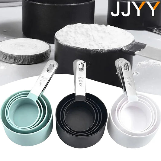 4PCS/Set Multi-Purpose Measuring Cups Stainless Steel