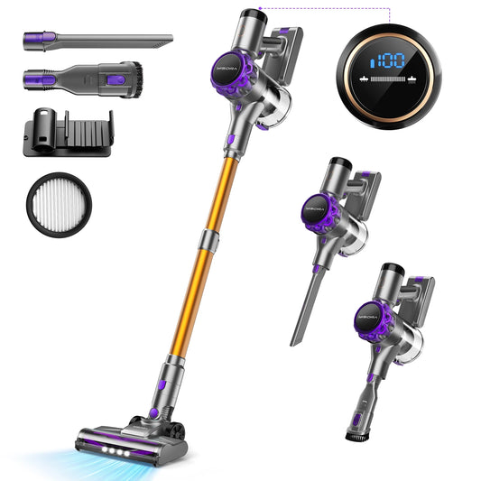 Cordless Vacuum Cleaner, 55Mins Running Time Wireless