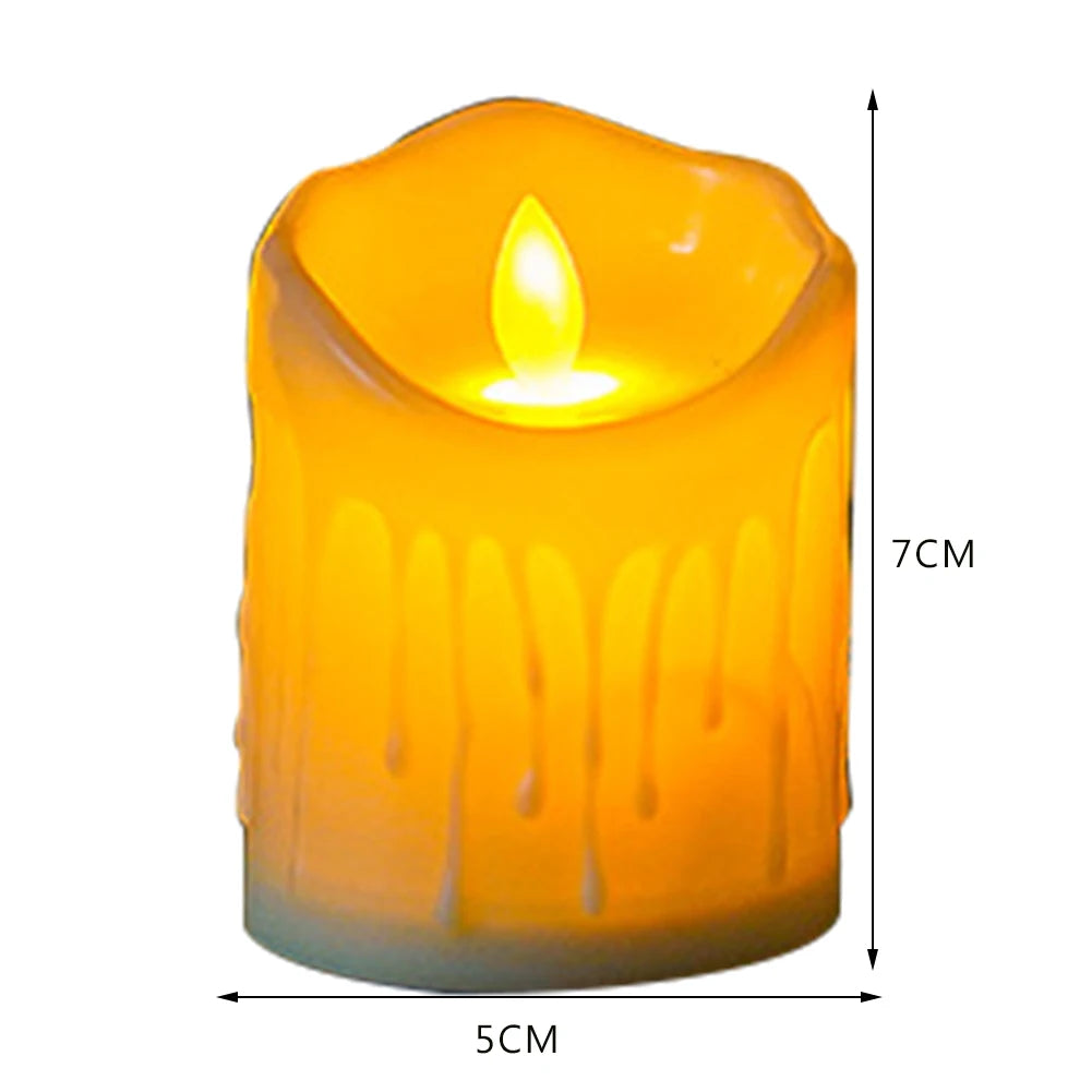 10PCS LED Electronic Candle With Flashing Flames