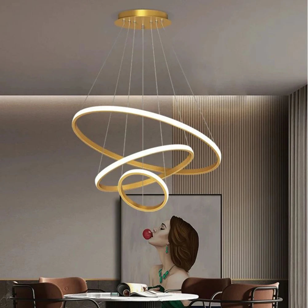 New Nordic Led Chandelier For Dining Lamps