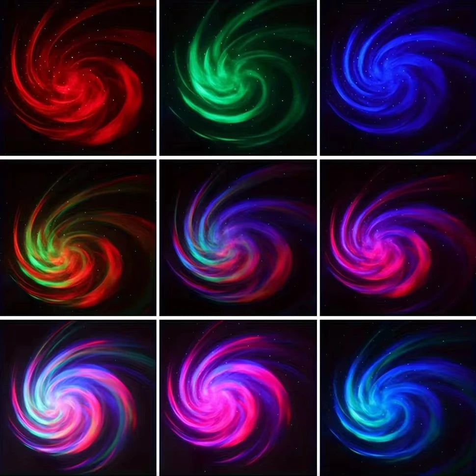 LED Galaxy Projector Light Colorful Galaxy Sky Projector