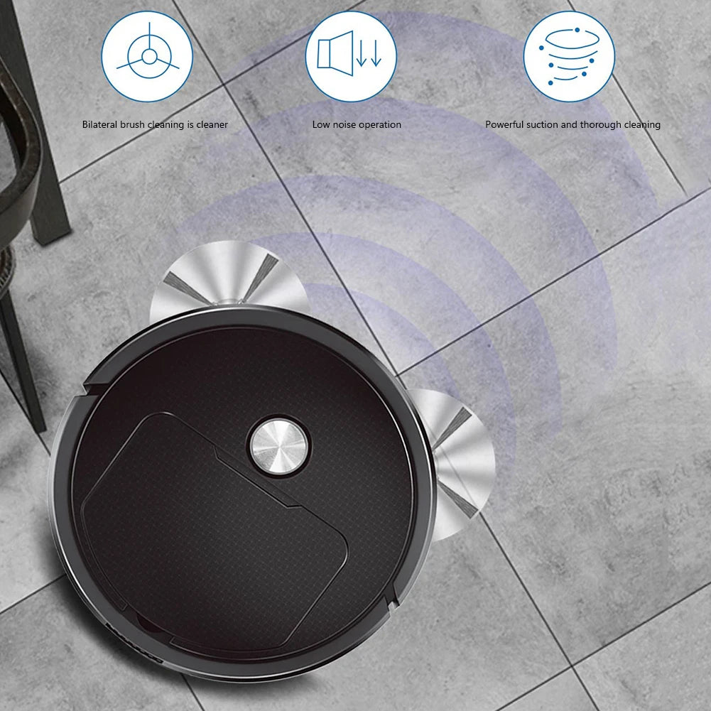 3-in-1 Wireless Smart Robot Vacuum Cleaner  Rechargeable