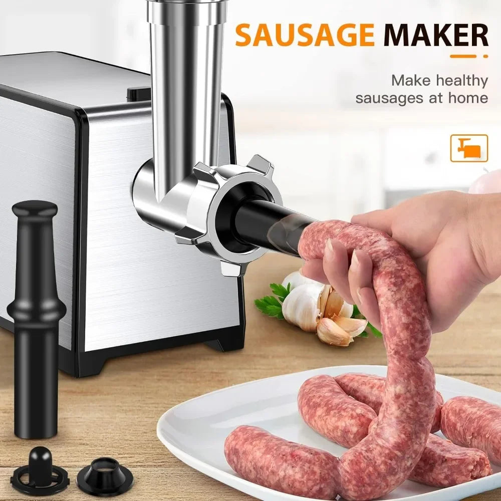 2500W Electric Meat Grinder, Sausage Stuffer Maker