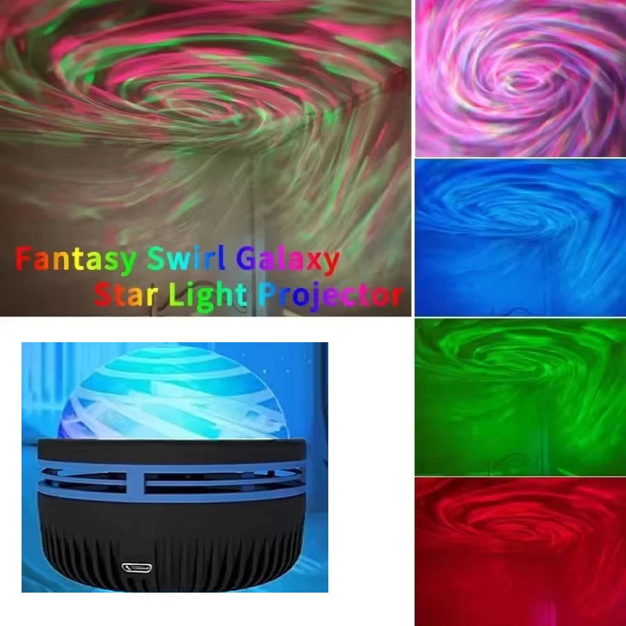 LED Galaxy Projector Light Colorful Galaxy Sky Projector