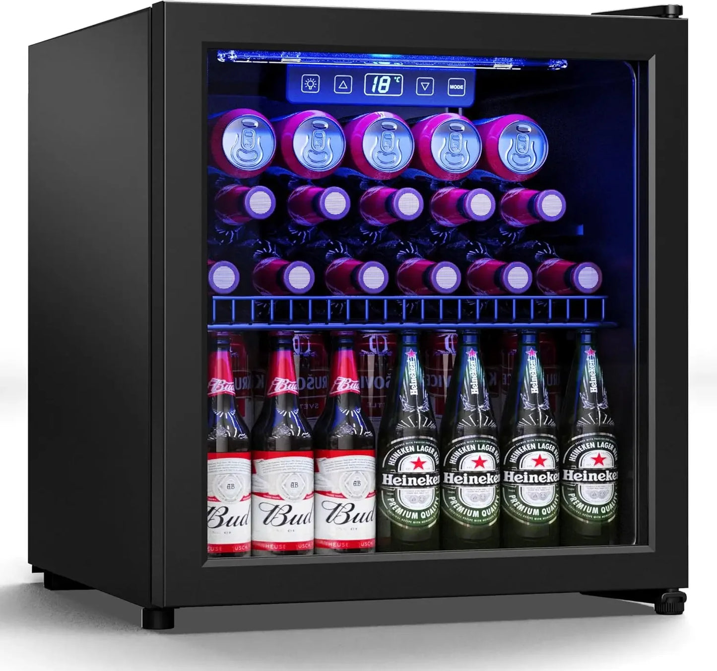 Mini Fridge Freestanding Mini Fridge Cooler Adjustable