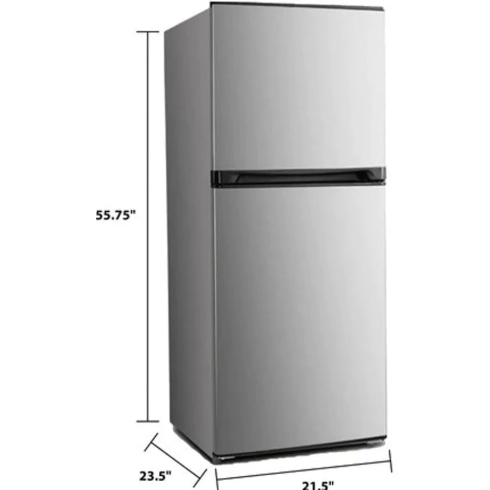 Compact Fridge With Top Freezer With Temperature