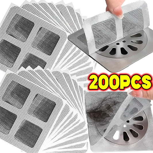 Disposable Shower Drain Hair Catcher Mesh Shower