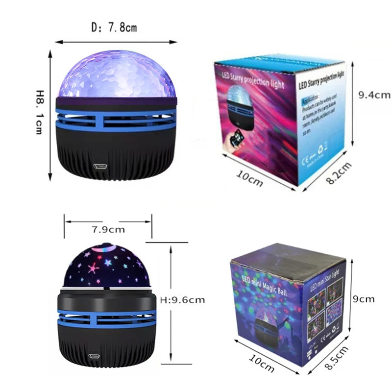 NEW Starry Projector Light With 7 Color Patterns