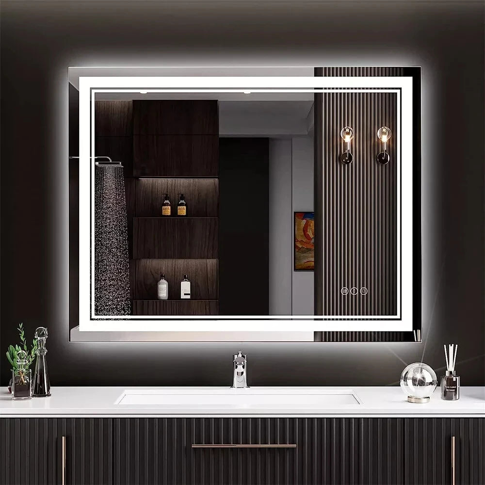 LED Bathroom Mirror With Front Backlit Dimmable