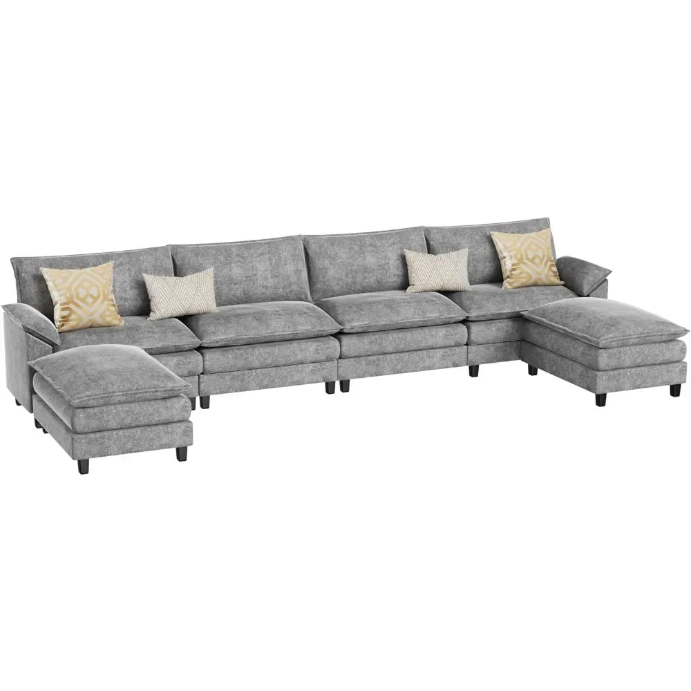 Modular Sectional Sofa Couch, U Shaped Sofa Couch