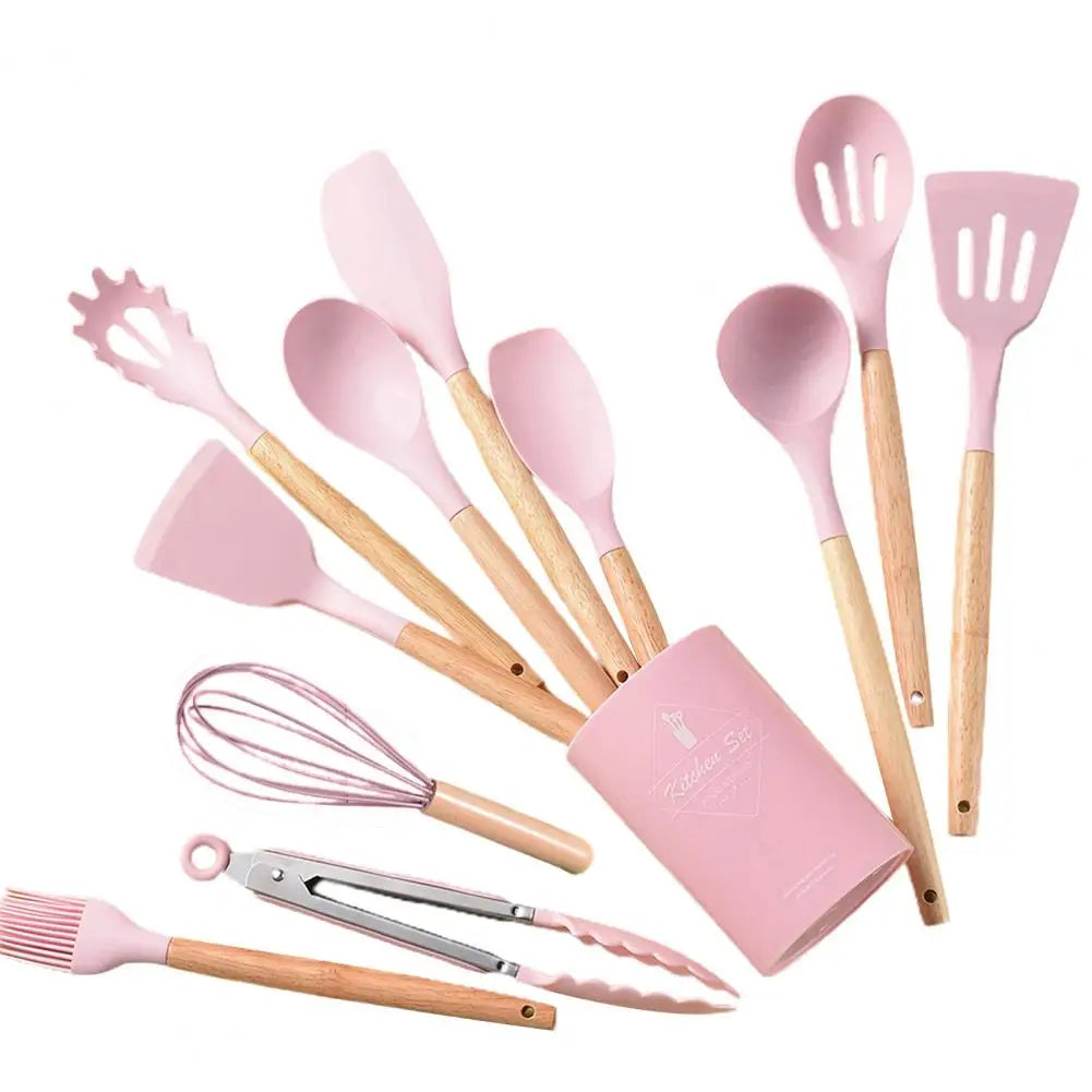 12/14Pcs Cooking Utensils Non-Stick Heat Resistant