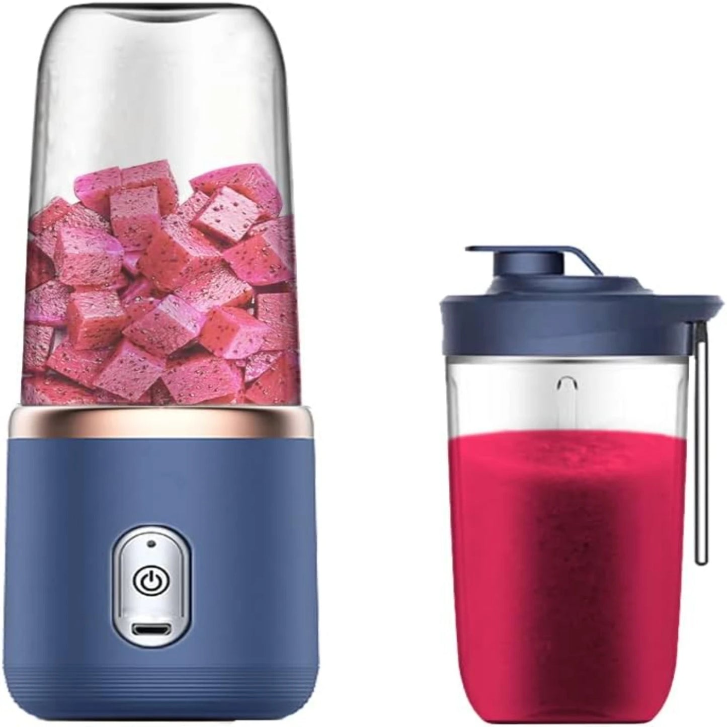 Blue USB Rechargeable Portable Mini Personal Blender