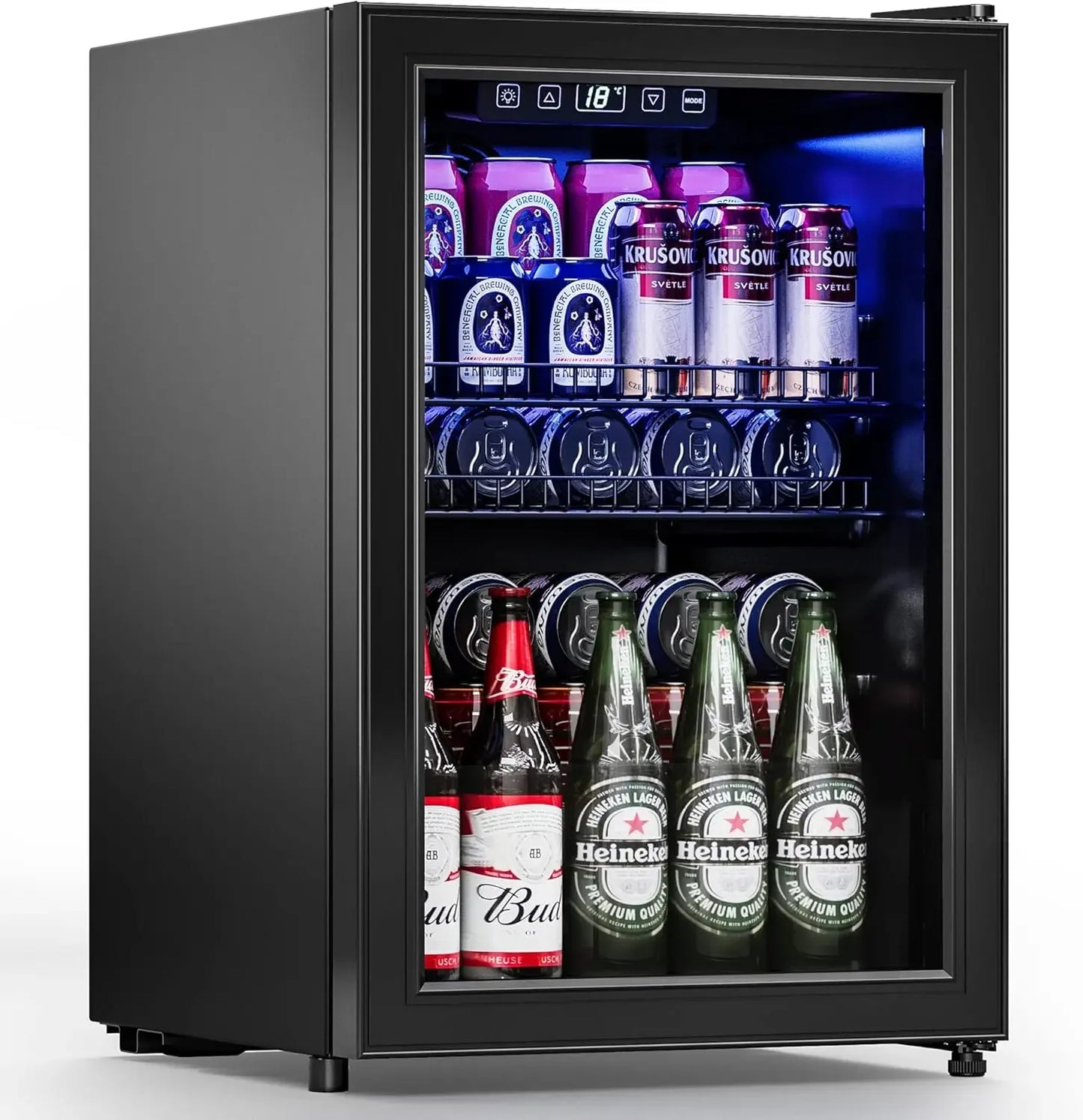 Mini Fridge Freestanding Mini Fridge Cooler Adjustable