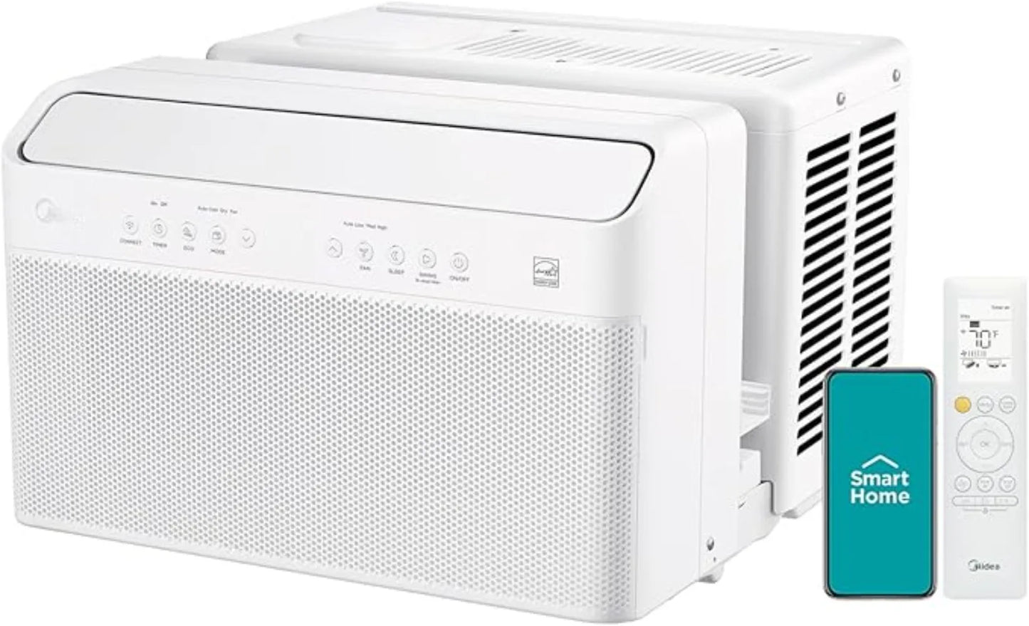 12,000BTU U-Shaped Smart Inverter Air Conditioner–Cools Up