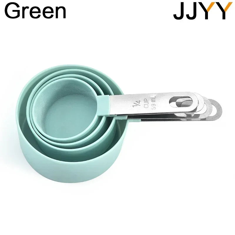 4PCS/Set Multi-Purpose Measuring Cups Stainless Steel