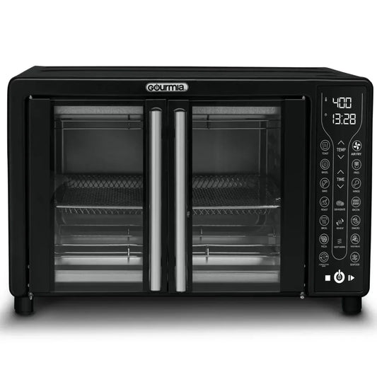 l French Door Air Fryer Toaster Oven, Black