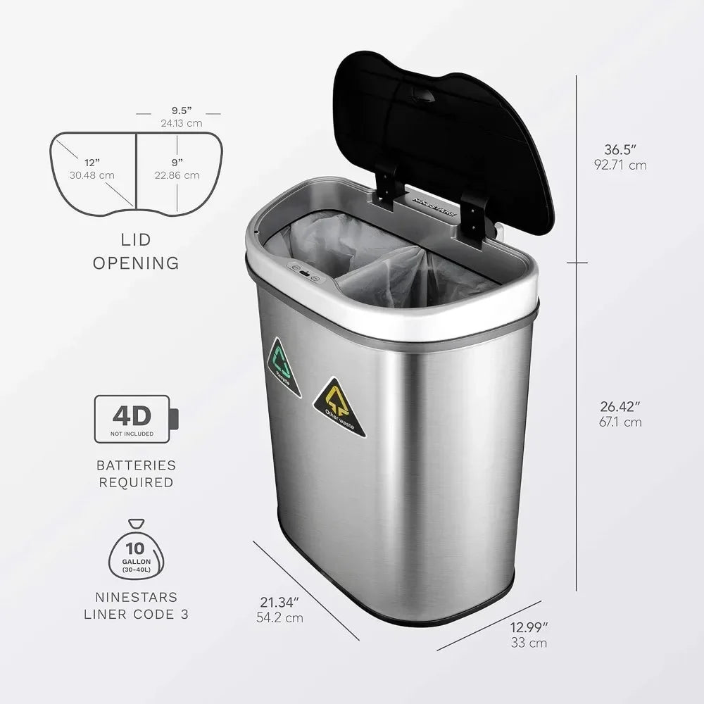 Trash Can Automatic Touchless Motion Sensor Semi