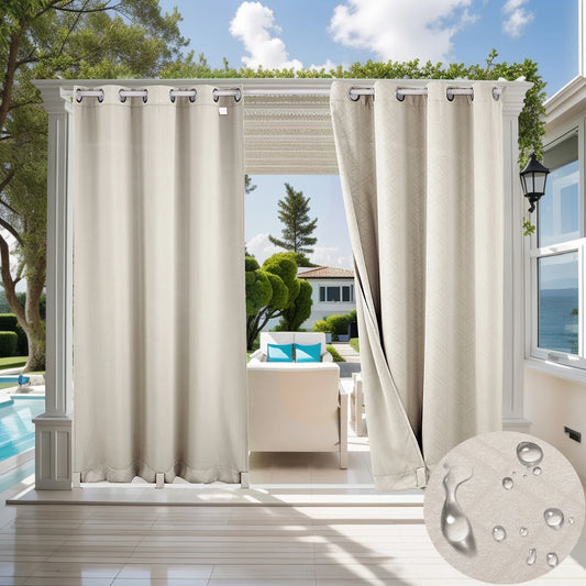 Upgrade Blackout Curtains Outdoor Super Soft Thermal