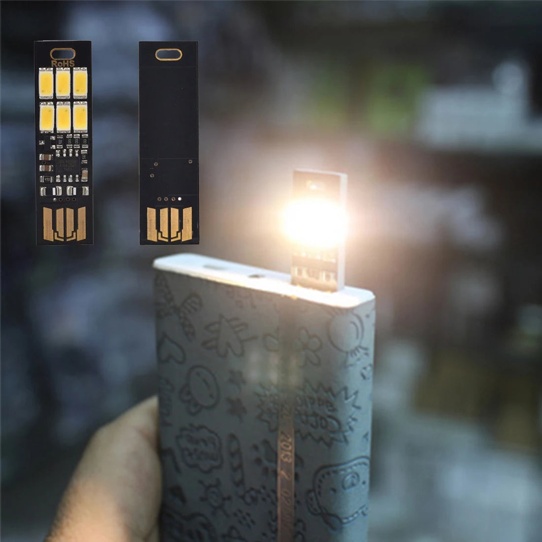 Mini Portable LED USB Light With Touch Sensor