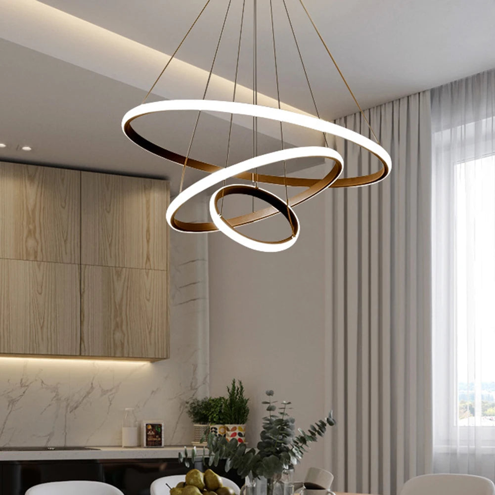 New Nordic Led Chandelier For Dining Lamps