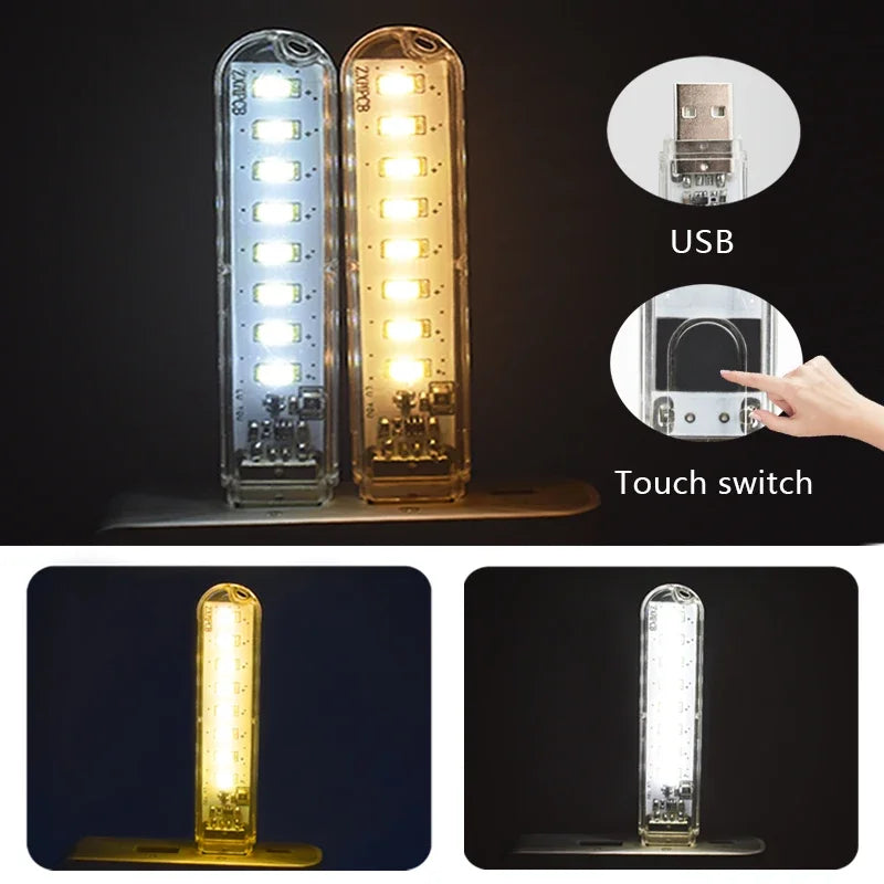 Mini Portable LED USB Light With Touch Sensor