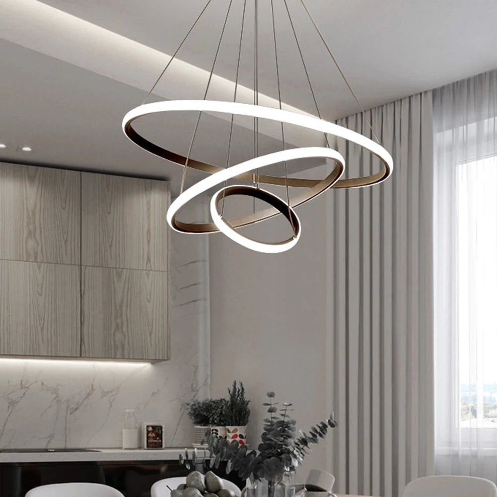 New Nordic Led Chandelier For Dining Lamps