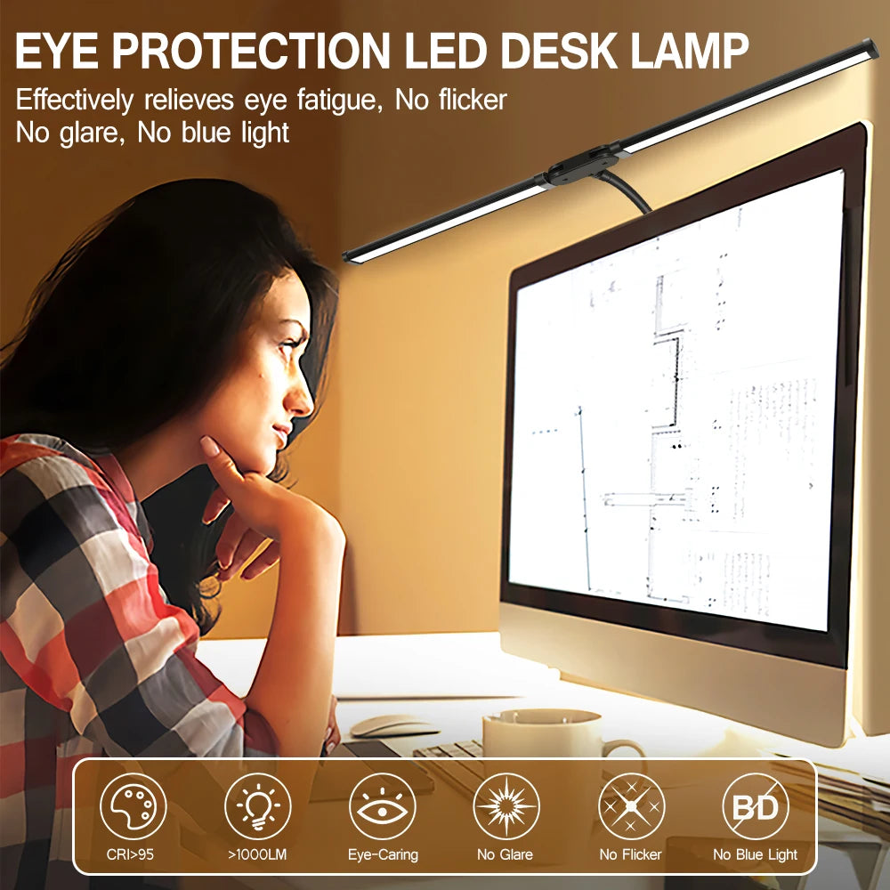 Double/Single Head LED Desk Lamp Dimmable