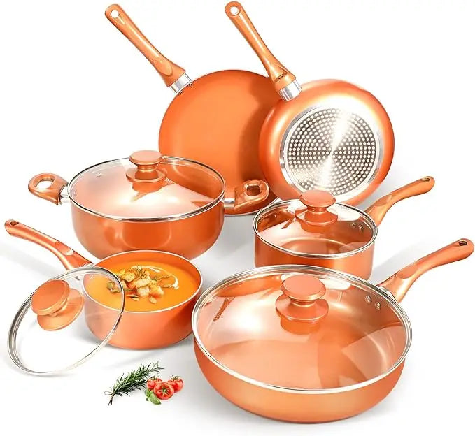 Pots And Pans Set Aluminum Cookware Set