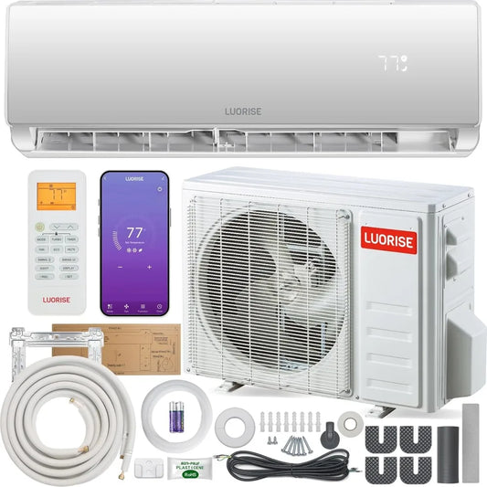 12000 BTU Wi Fi Mini Split AC/Heating System Ductless