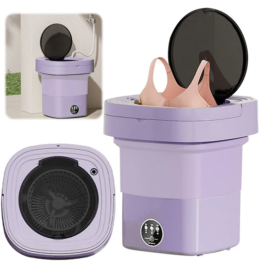 10L Small Folding Washing Machine Portable Dormitory Underwear