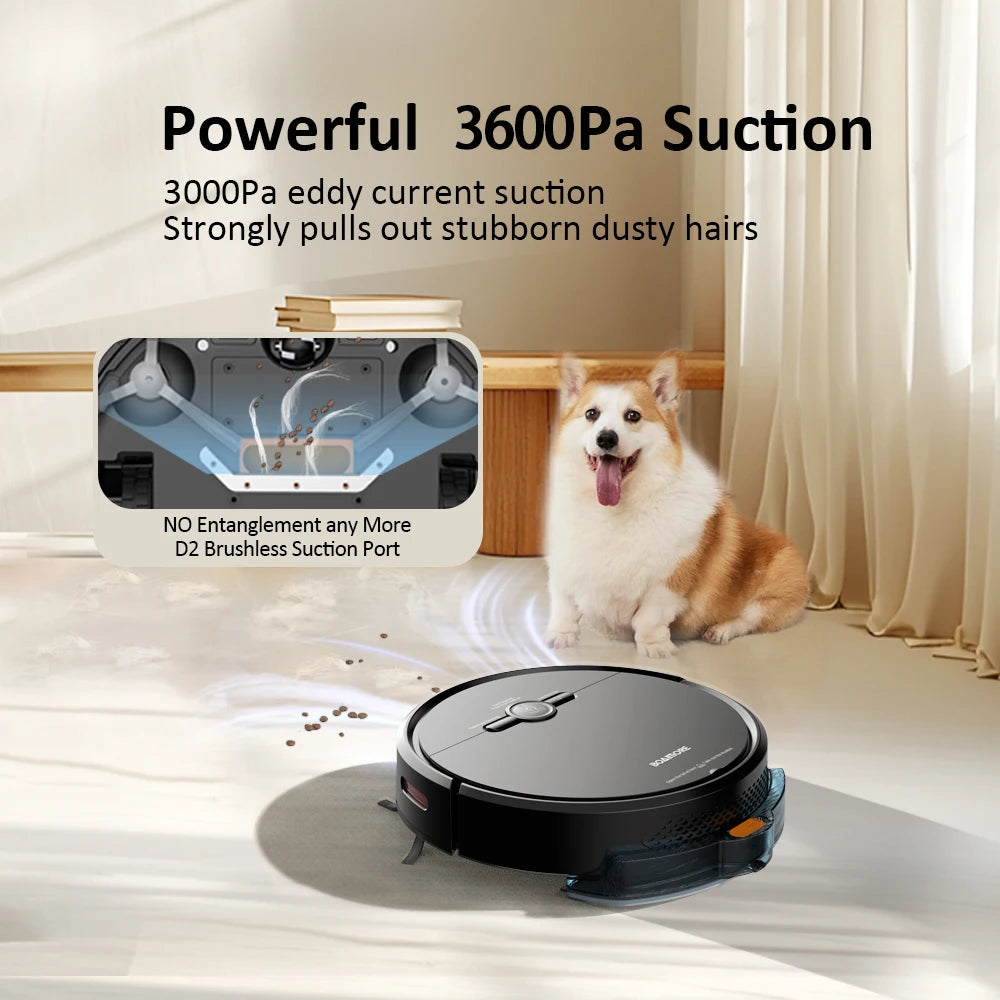 Vacuum Cleaner Robot, Smart Voice Control, Wireless