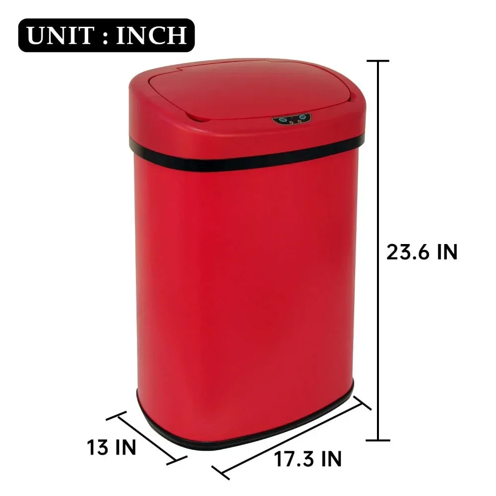 Automatic Trash Can 13 Gallon Garbage Can With