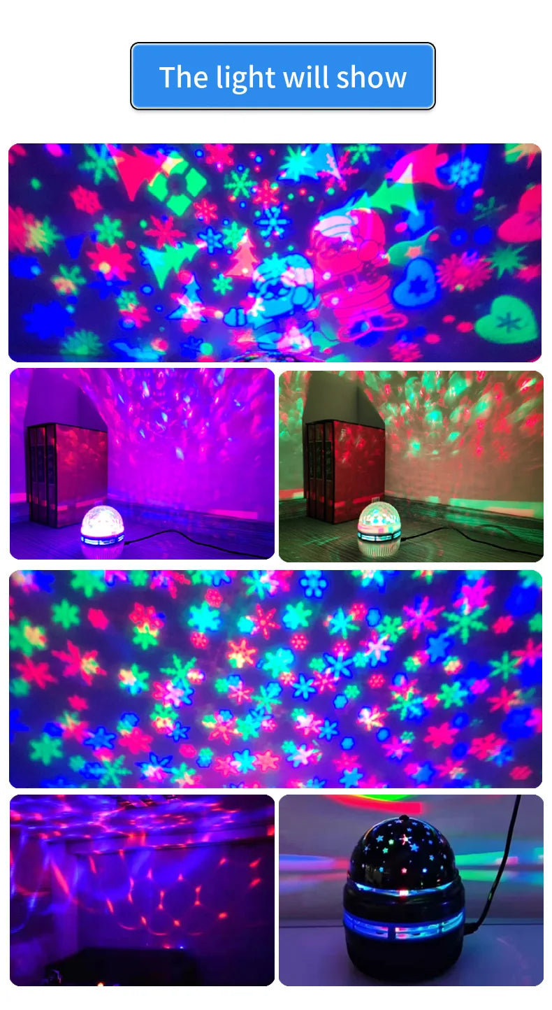 NEW Starry Projector Light With 7 Color Patterns