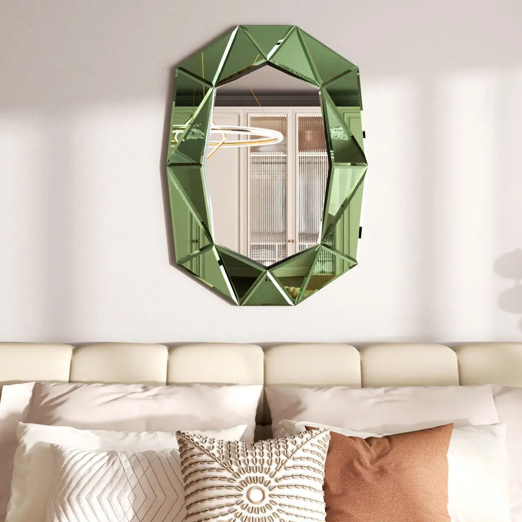 Large Wall Mirror Modern Irregular Accent Mirror