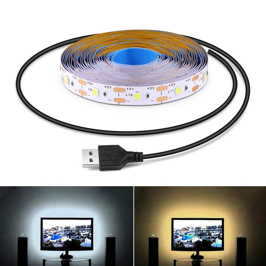 TV Mirror Backlight Lighting Tape Room Decor Lamp