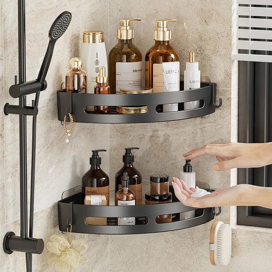 Shower Caddy Shelves Storage Shelf Towel Holder