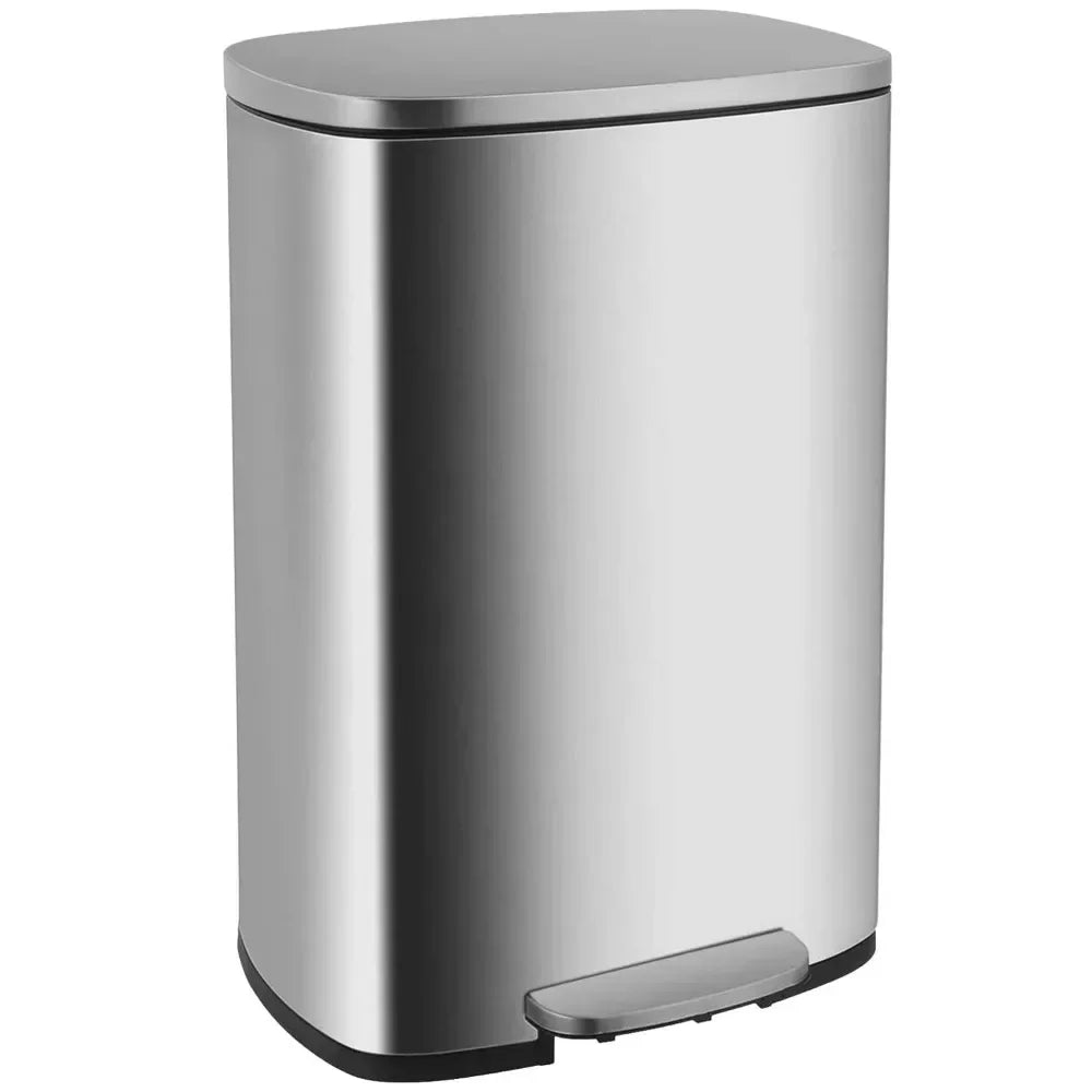 13 Gallon/50 L Garbage Can Kitchen Trash Can With