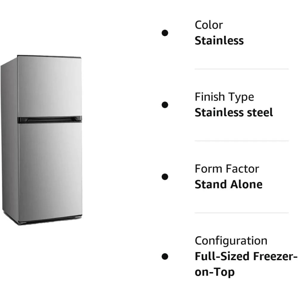 Compact Fridge With Top Freezer With Temperature